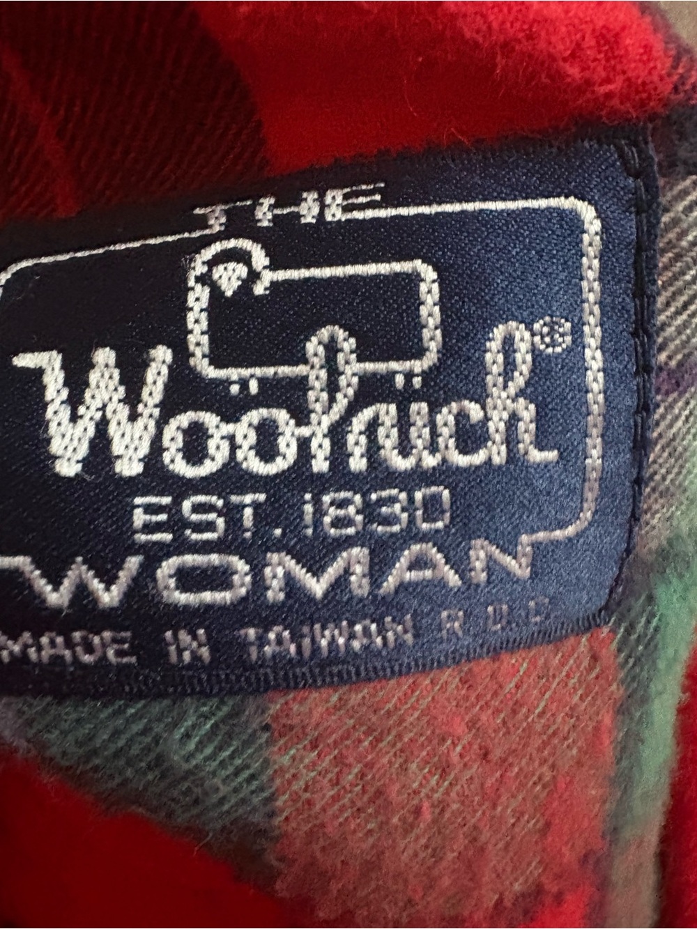 Woolrich Women's Red Button-Down Shirt